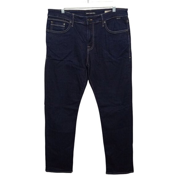 Mavi Jeans Mens Matt Relaxed Jeans Size 34 Cotton Blue Straight Leg 34x36